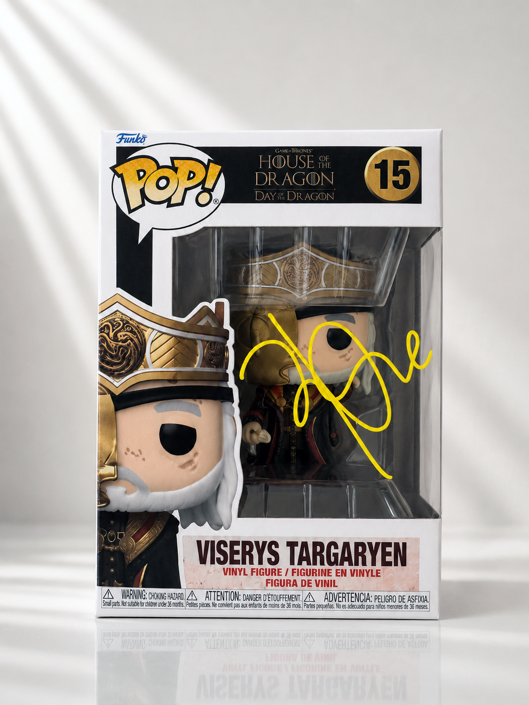 Viserys Targaryen Funko POP Signed Paddy Considine House of Dragon
