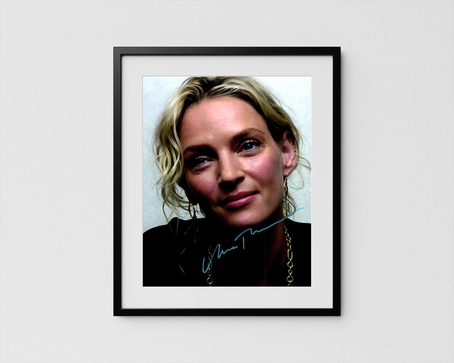 Uma Thurman Autograph Pulp Fiction Signed Poster Kill Bill Authentic Signature with COA