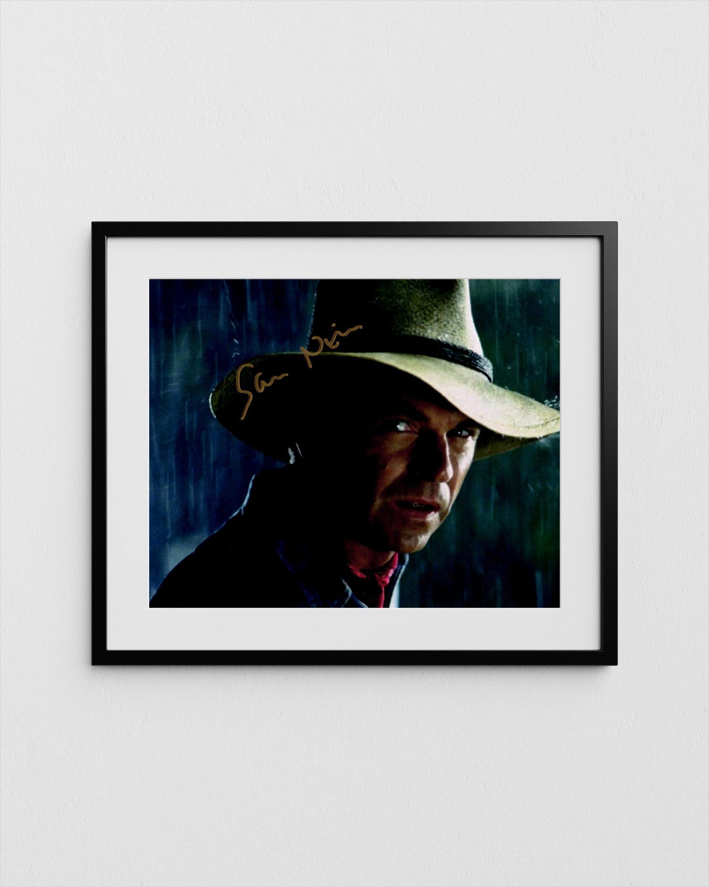 Jurassic Park Autograph Sam Neill Signed Poster Authentic Signature with COA