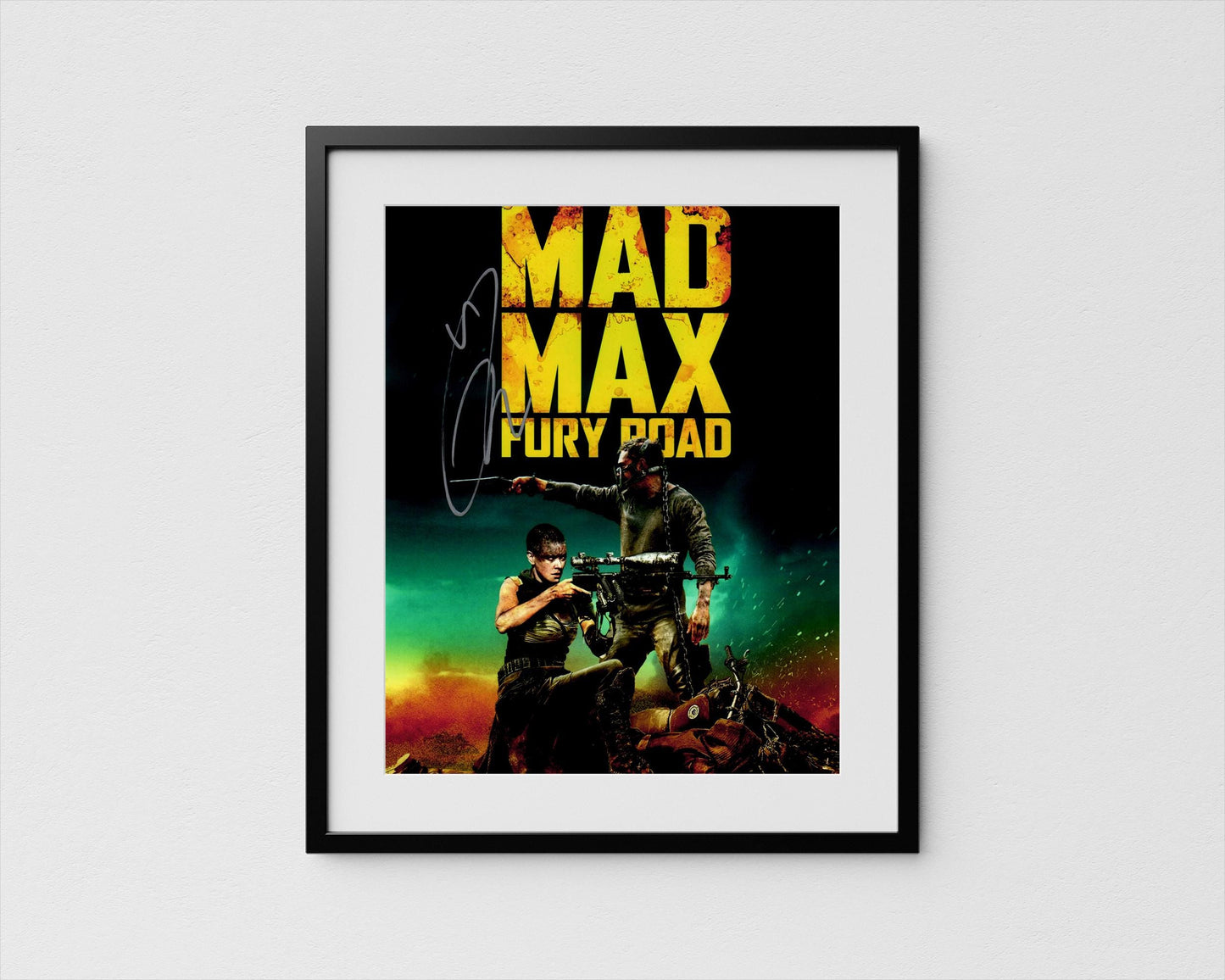 Tom Hardy Autograph Mad Max Signed Poster Authentic Signature with COA