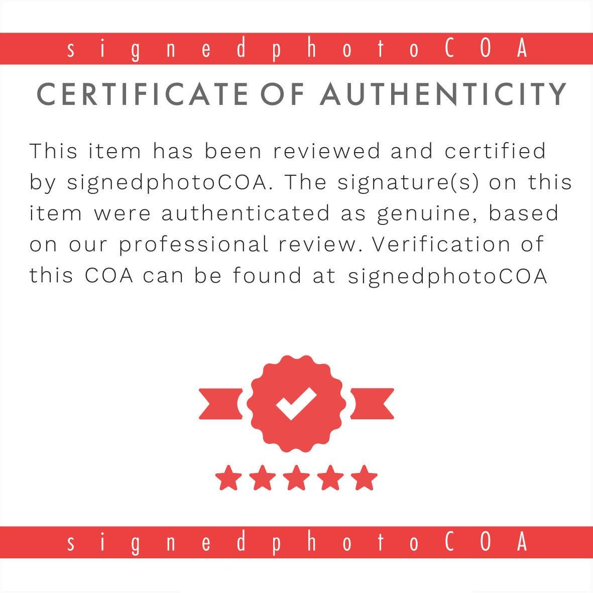 Peter Jackson Autograph Lord of the Rings Signed Poster Authentic Signature with COA