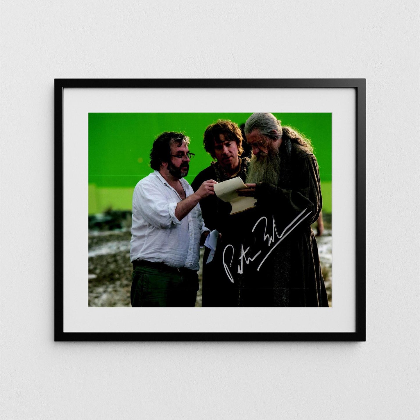 Peter Jackson Autograph Lord of the Rings Signed Poster Authentic Signature with COA