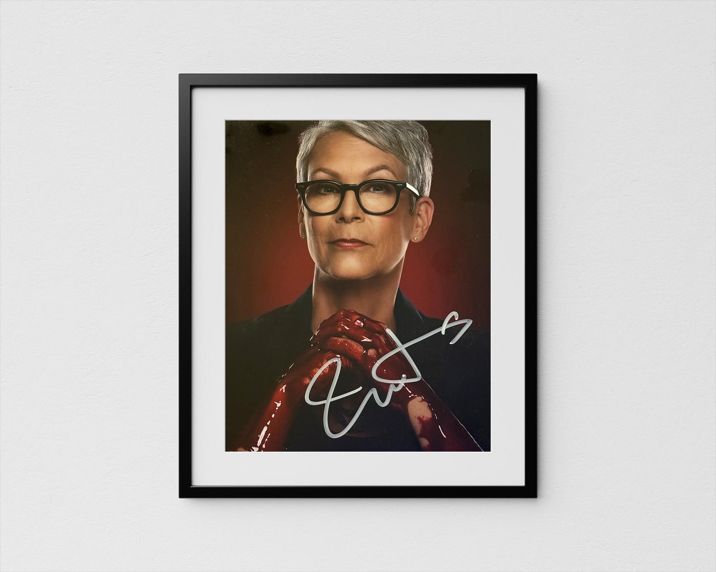 Jamie Lee Curtis Autograph Scream Queens Signed Poster Authentic Signature with COA