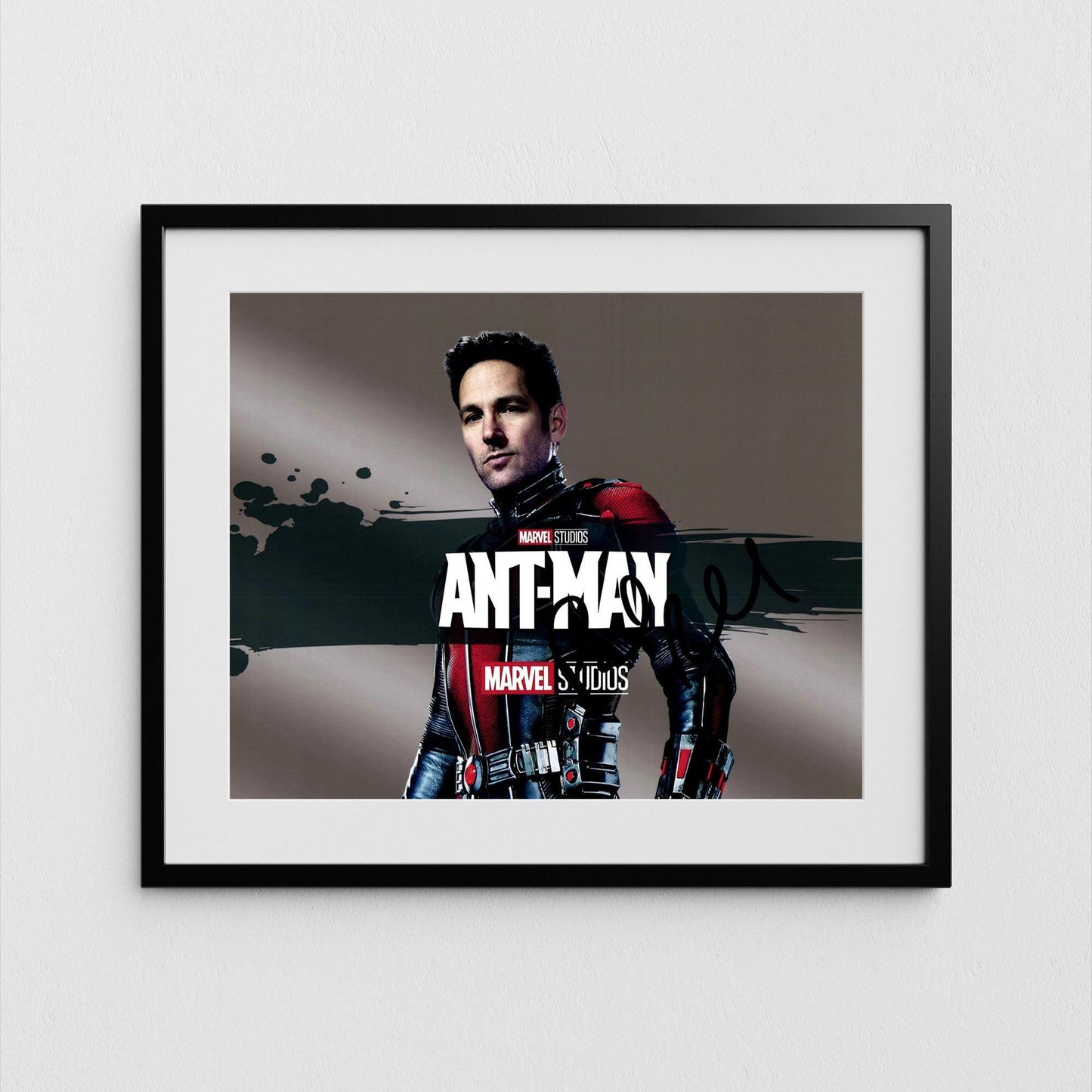 Paul Rudd Autograph Ant-Man Signed Poster Marvel Avengers Authentic Signature with COA
