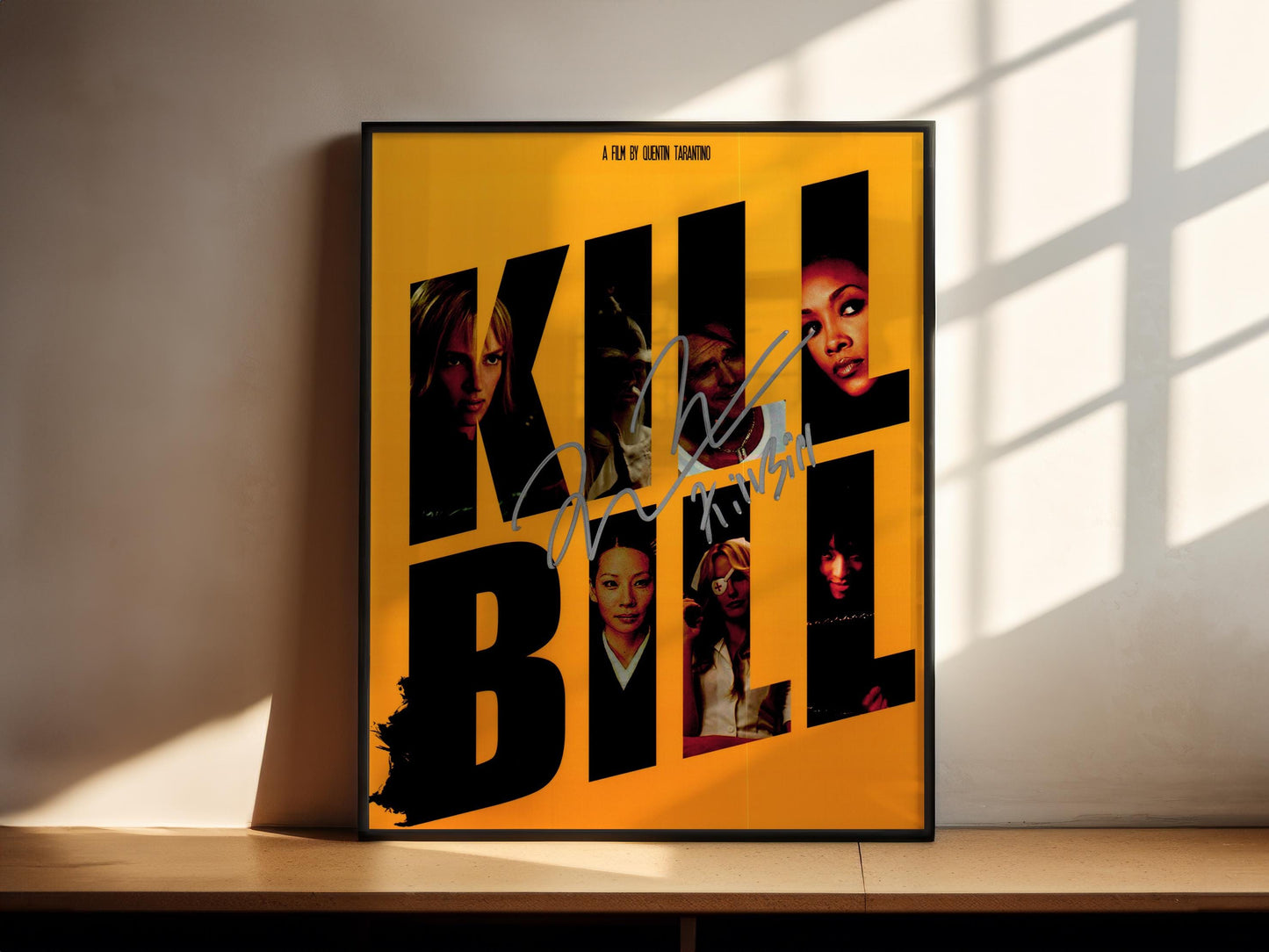 Quentin Tarantino Autograph Kill Bill Signed Poster Authentic Signature with COA