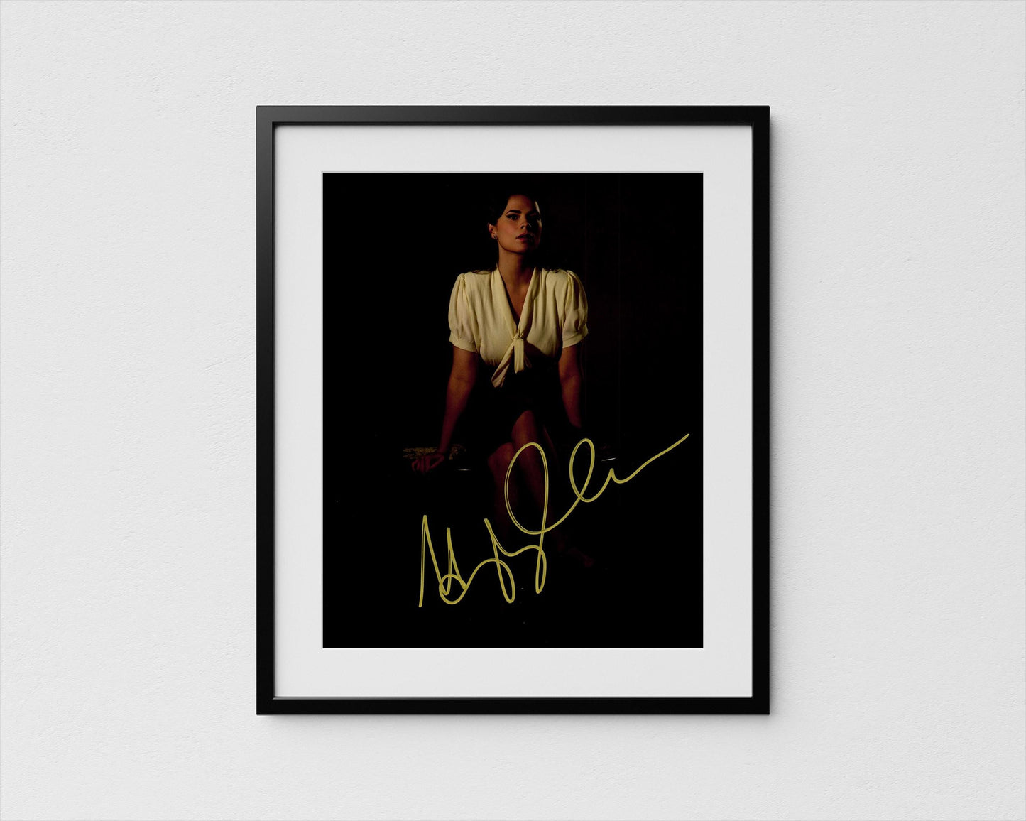 Hayley Atwell Autograph Captain America Signed Poster Agent Carter Authentic Signature with COA