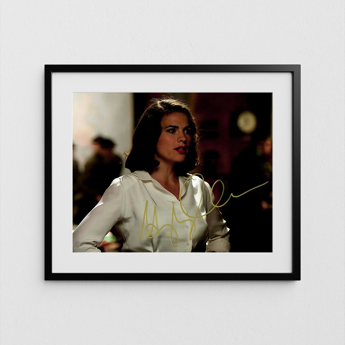 Hayley Atwell Autograph Captain America Signed Poster Agent Carter Authentic Signature with COA