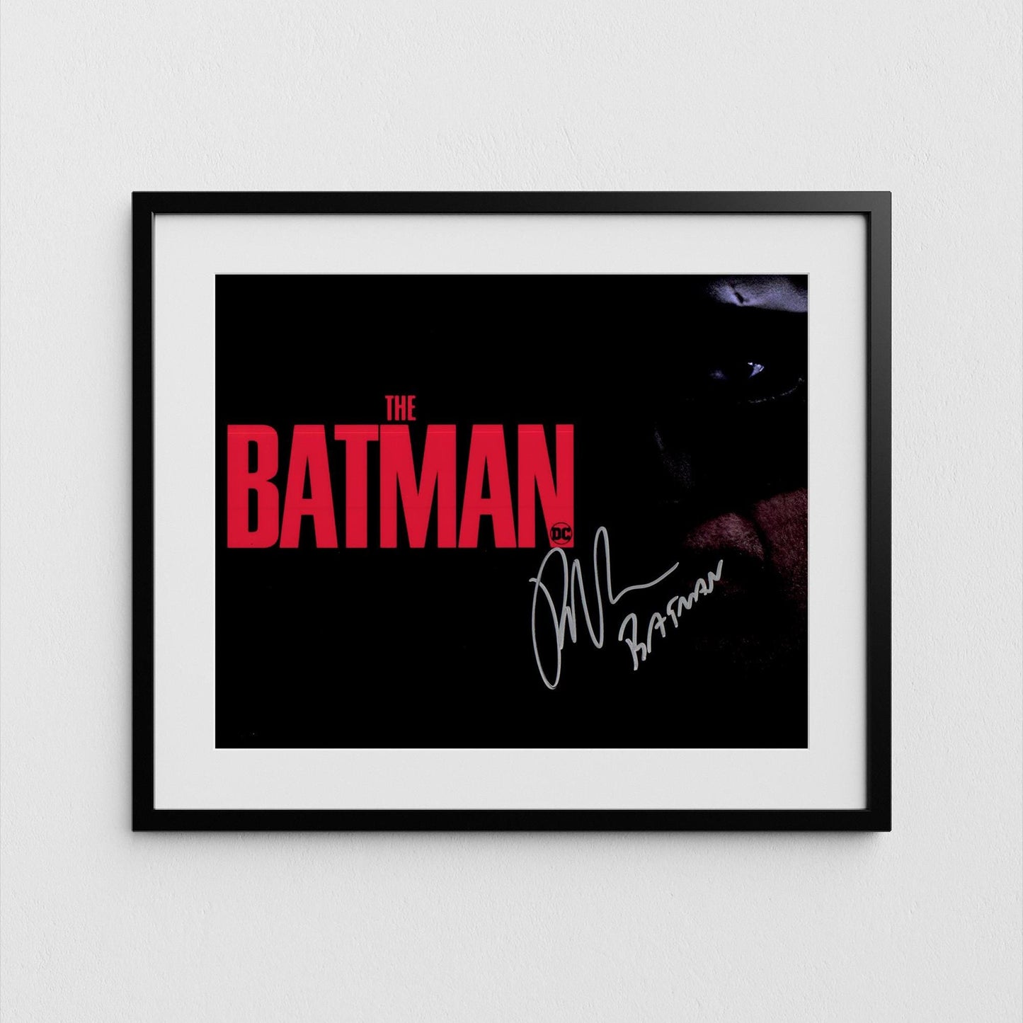 Robert Pattinson Autograph The Batman Signed Poster Authentic Signature with COA