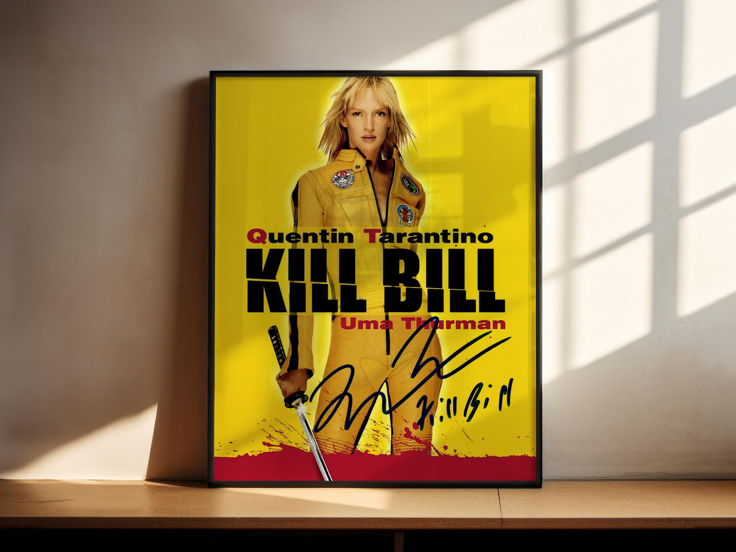 Quentin Tarantino Autograph Kill Bill Signed Poster Authentic Signature with COA