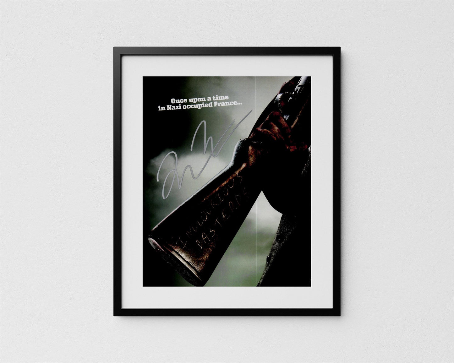 Quentin Tarantino Autograph Inglourious Basterds Signed Poster Authentic Signature with COA