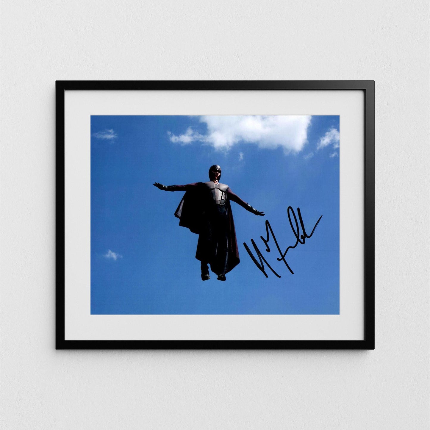 Michael Fassbender Autograph X-Men Signed Poster Magneto Authentic Signature with COA