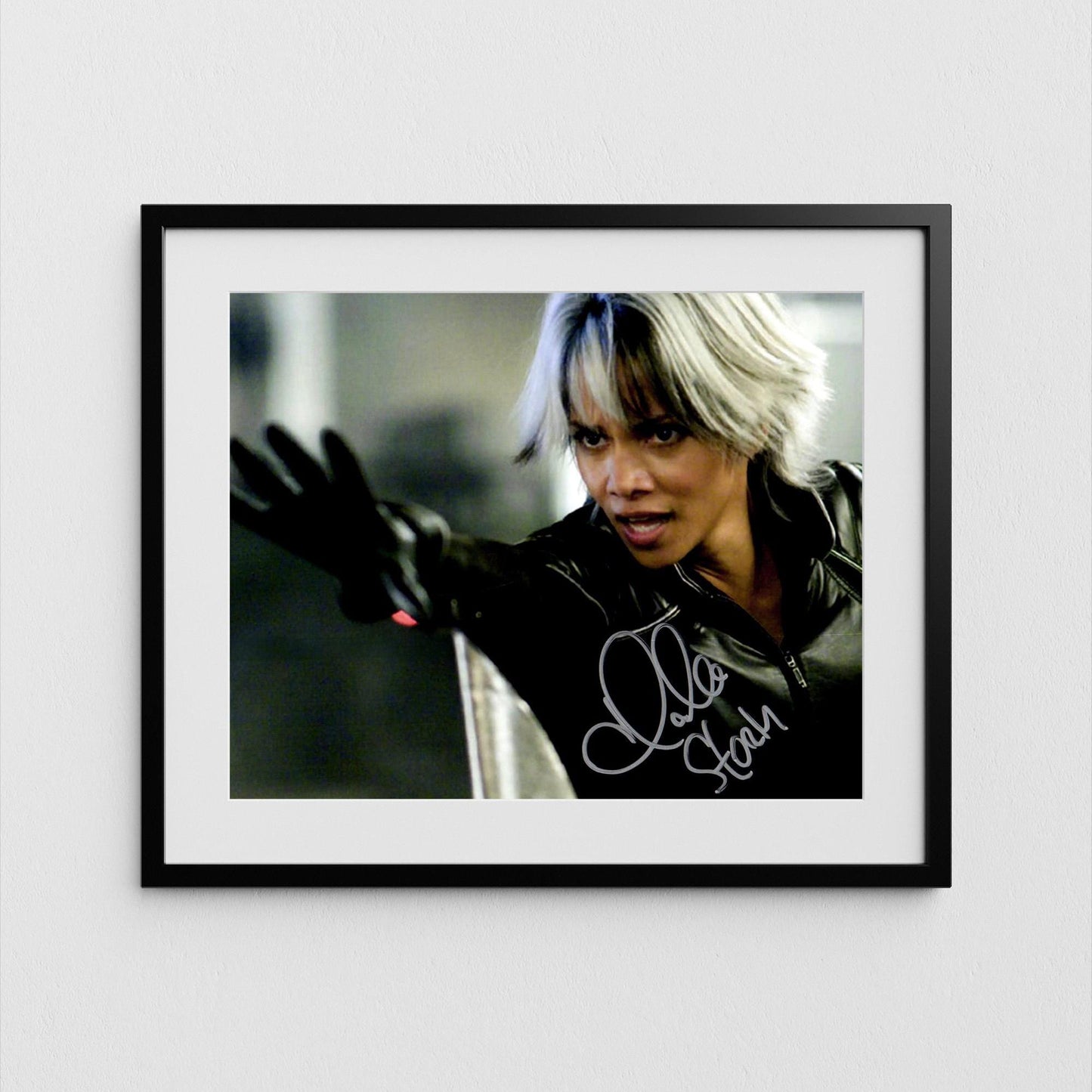 Halle Berry Autograph X-Men Signed Poster Storm Authentic Signature with COA
