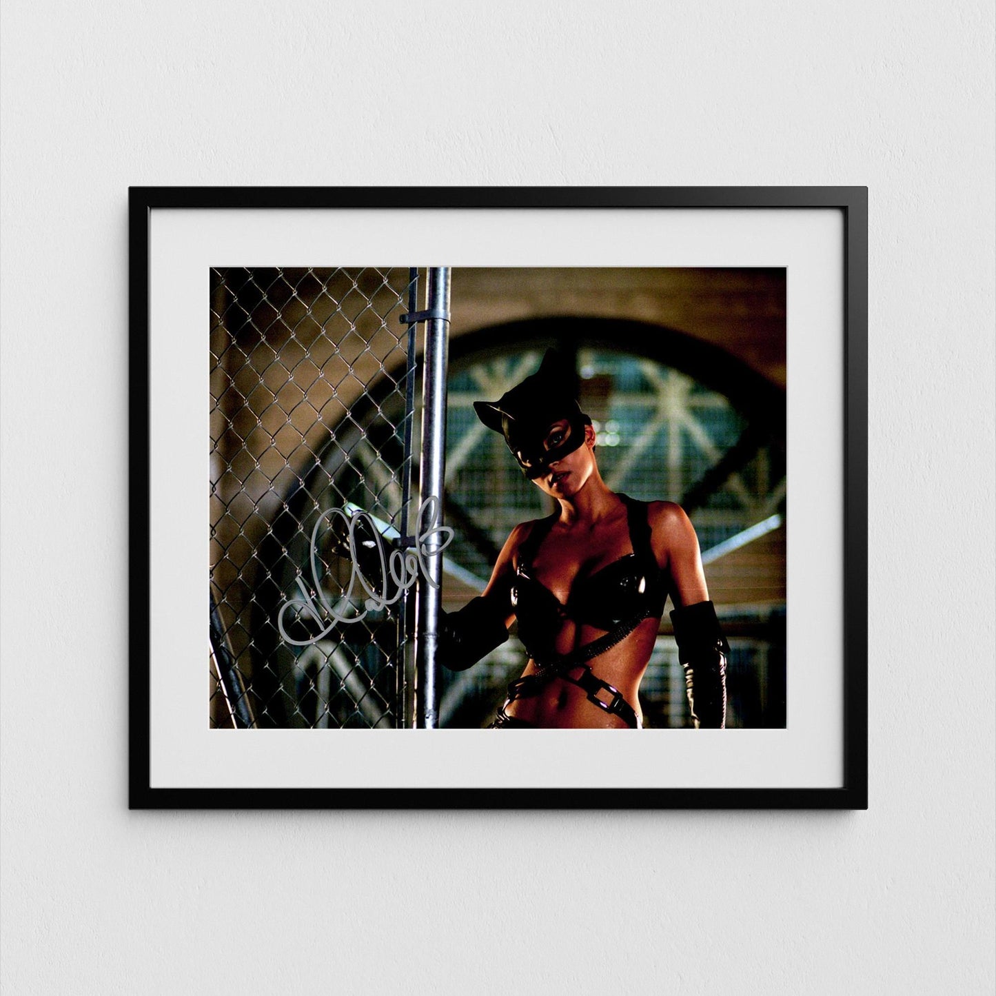 Halle Berry Autograph Catwoman Signed Poster Authentic Signature with COA