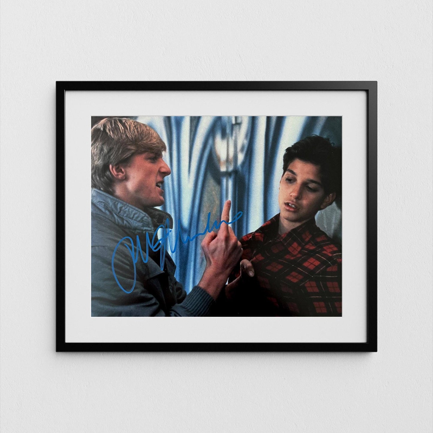 Ralph Macchio Autograph Karate Kid Signed Poster Daniel LaRusso Authentic Signature with COA