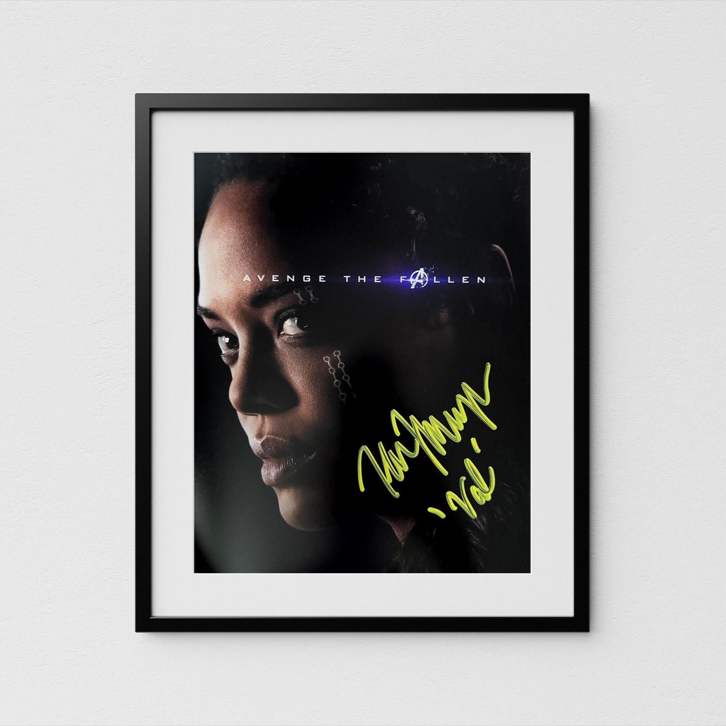 Tessa Thompson Autograph Signed Thor Love and Thunder Poster Authentic Valkyrie Signature with COA