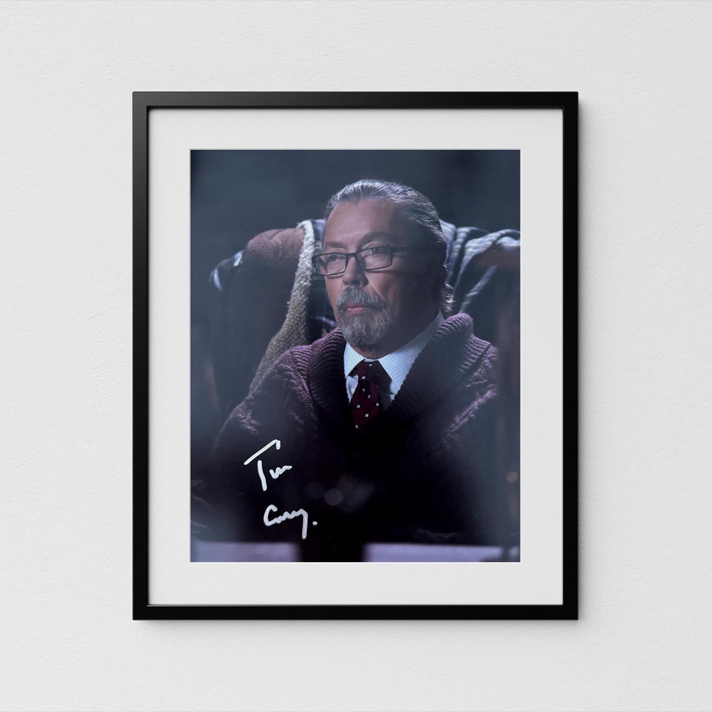 Tim Curry Autograph Scary Movie Signed Poster Authentic Signature with COA