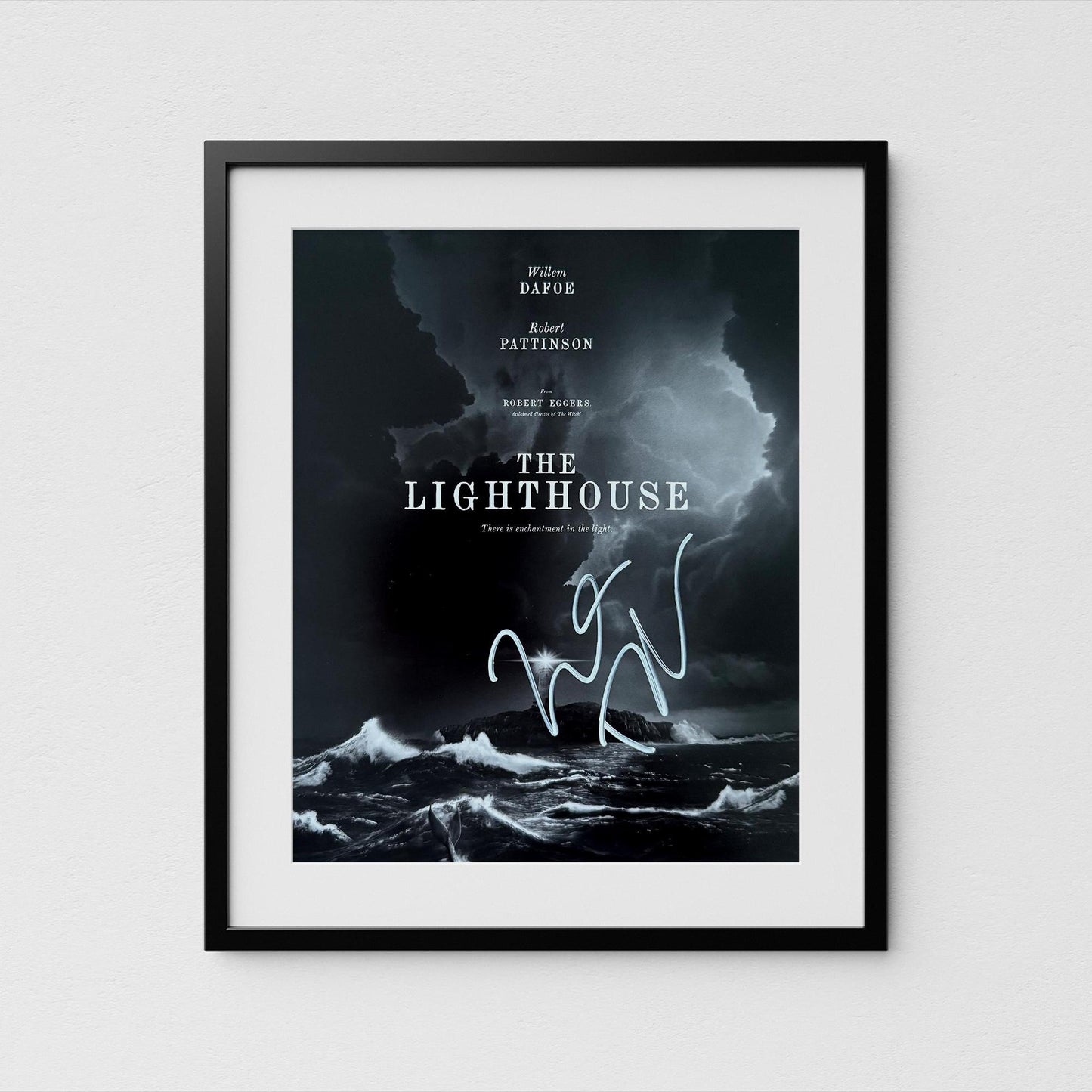 Willem Dafoe Autograph The Lighthouse Signed Poster Authentic Signature with COA