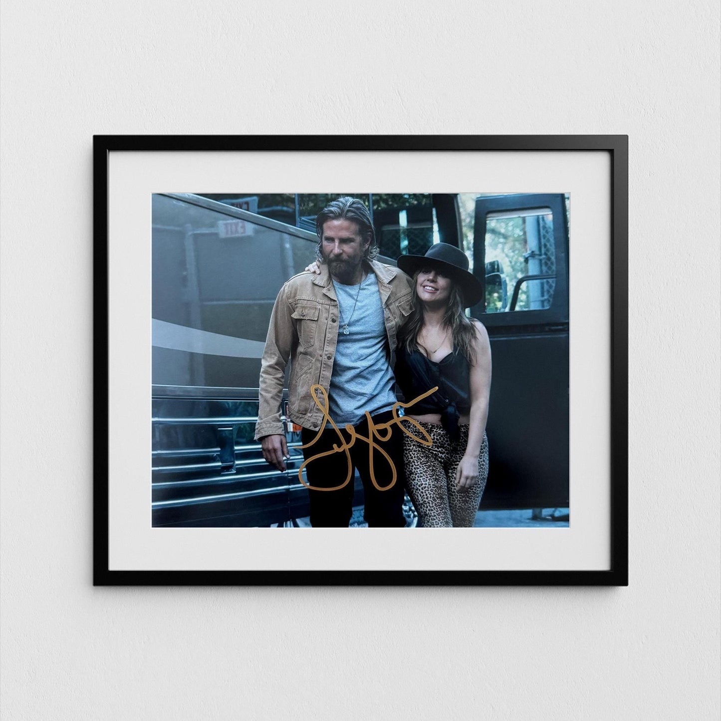 Lady Gaga Autograph A Star is Born Signed Poster Authentic Signature with COA