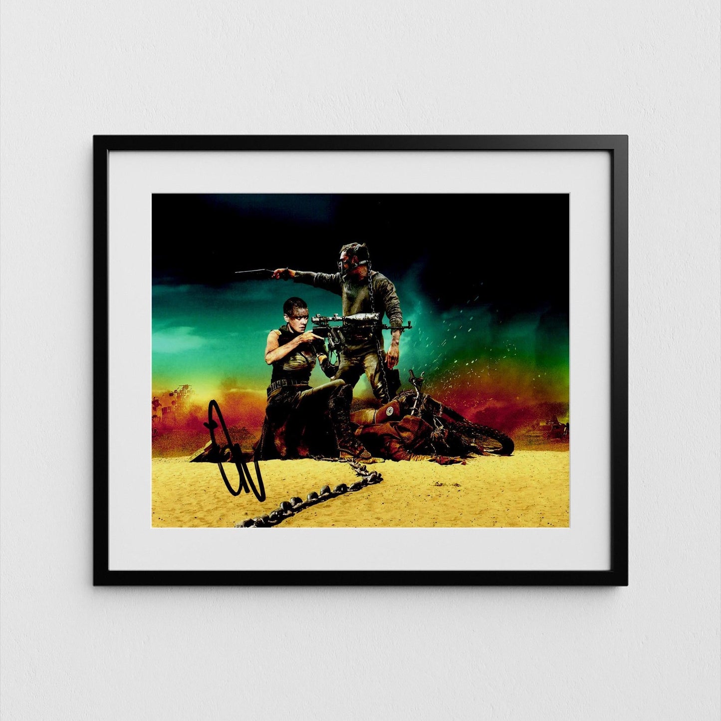 Tom Hardy Autograph Mad Max Signed Poster Authentic Signature with COA