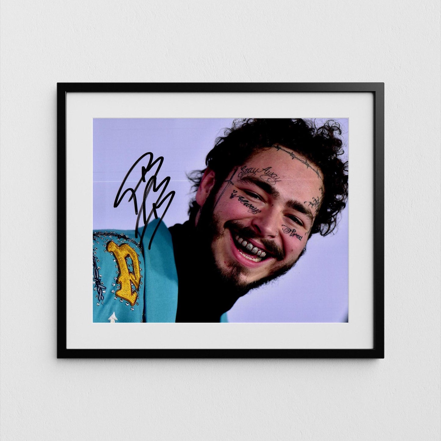 Post Malone Autograph Signed Photo Signature with COA
