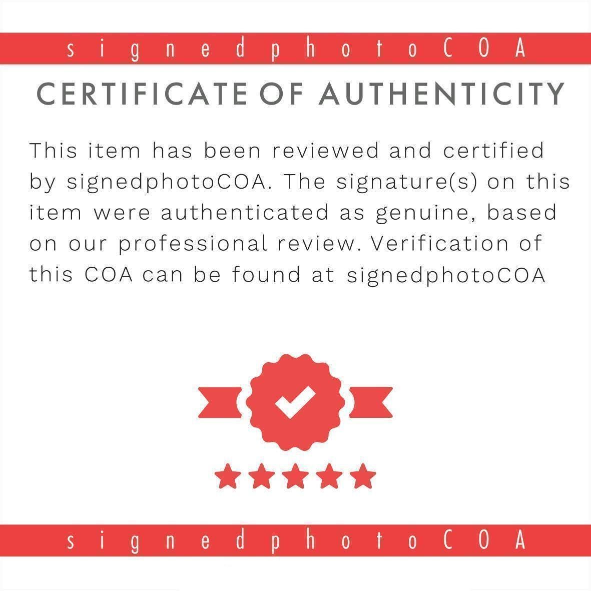 Quentin Tarantino Autograph Pulp Fiction Signed 8x10" Poster Authentic Signature with COA