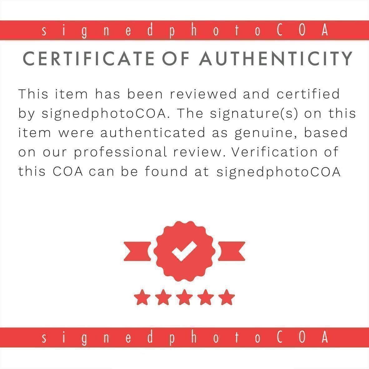 Russell Crowe Autograph The Nice Guys Signed 8x10" Poster Authentic Signature with COA
