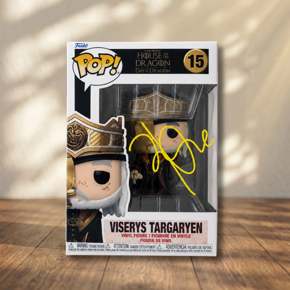 Viserys Targaryen Funko POP Signiert Paddy Considine House of the Dragon