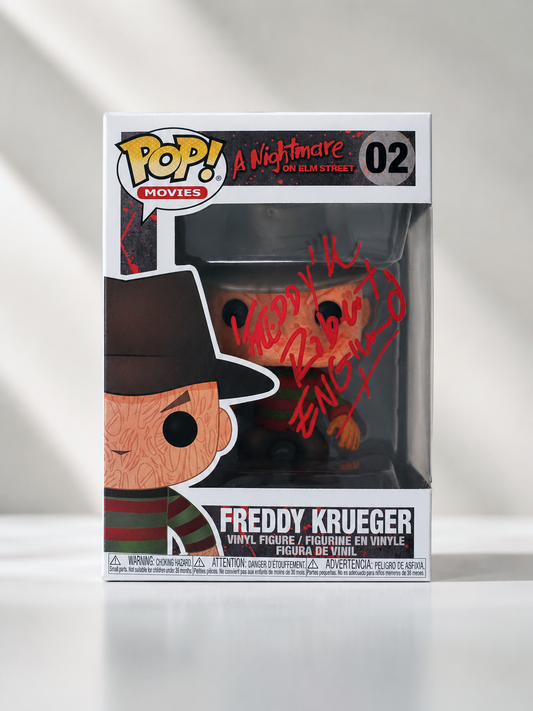 Freddy Krueger Funko POP Signed Robert Englund Nightmare on Elm Street