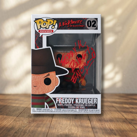 Freddy Krueger Funko POP Signiert Robert Englund Nightmare on Elm Street