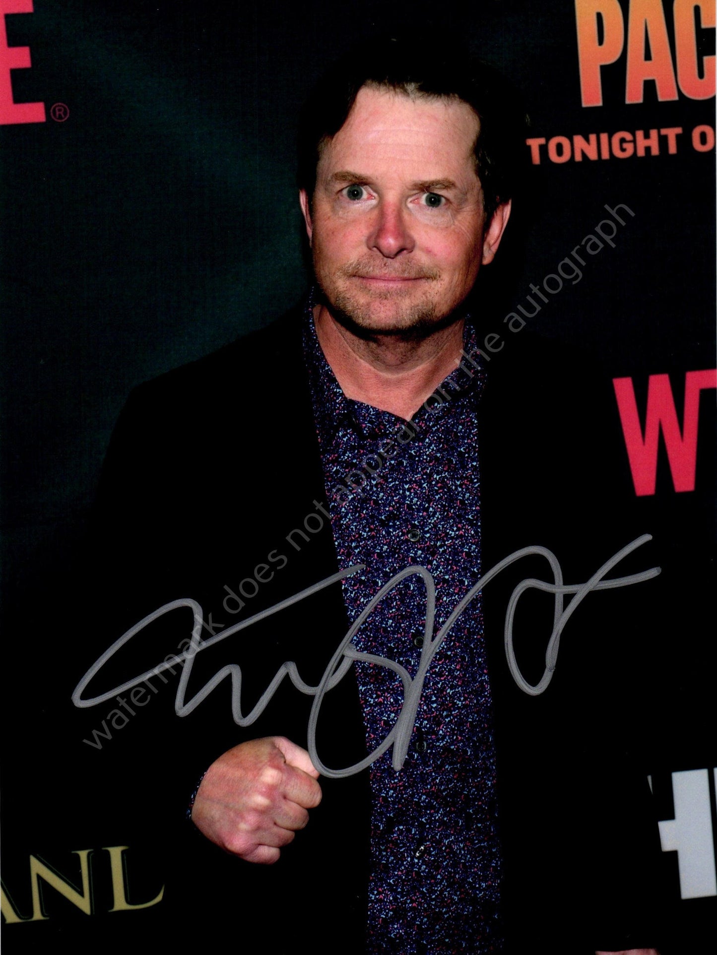 MICHAEL J. FOX Autograph Signed Photo 6x8 Signature with COA