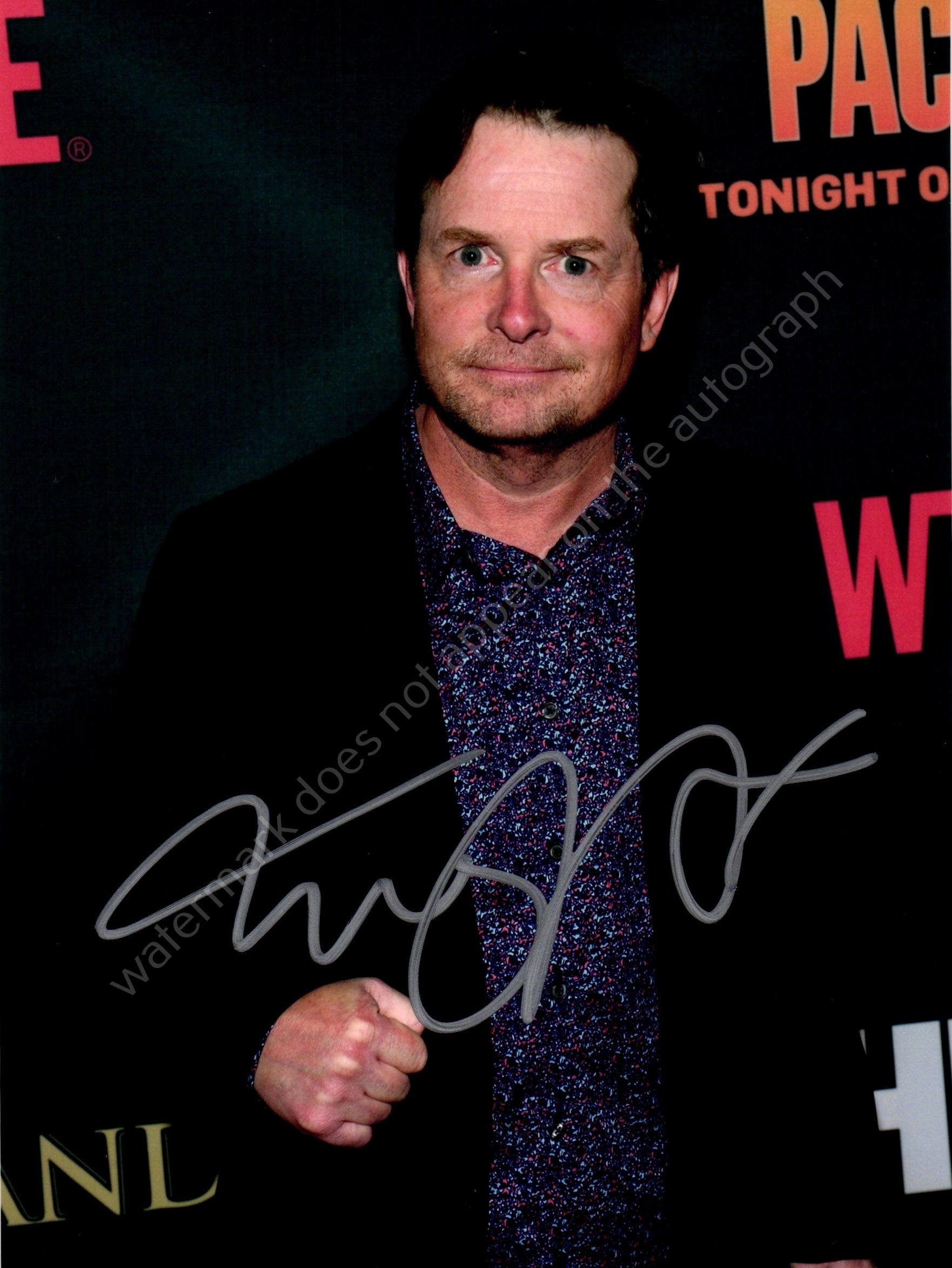 MICHAEL J. FOX Autograph Signed Photo 6x8 Signature with COA