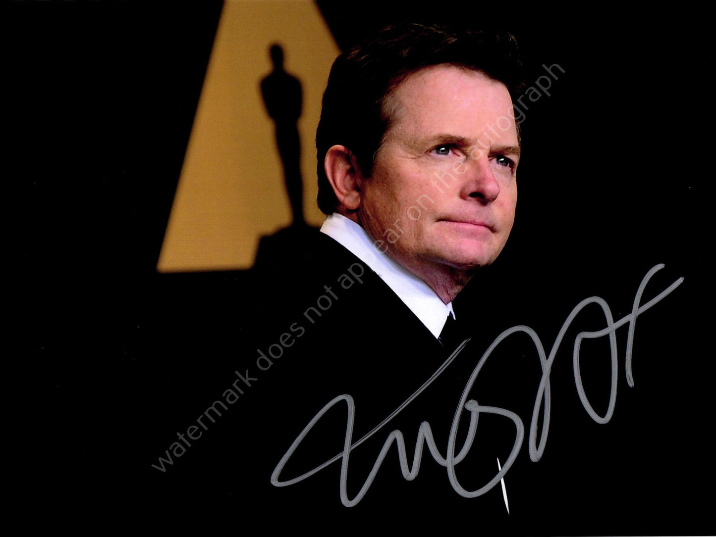 MICHAEL J. FOX Autograph Signed Photo 6x8 Signature with COA