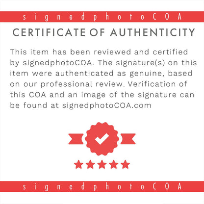Emma Roberts Signed Autograph American Horror Story Scream Queens Poster Authentic Signature with COA