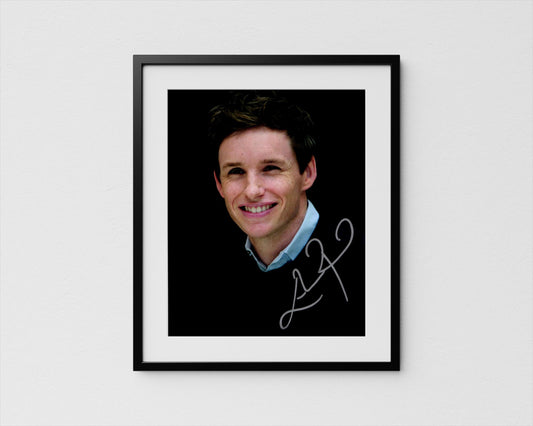 Eddie Redmayne Signed Fantastic Beasts Autograph The Danish Girl Poster Authentic Signature with COA