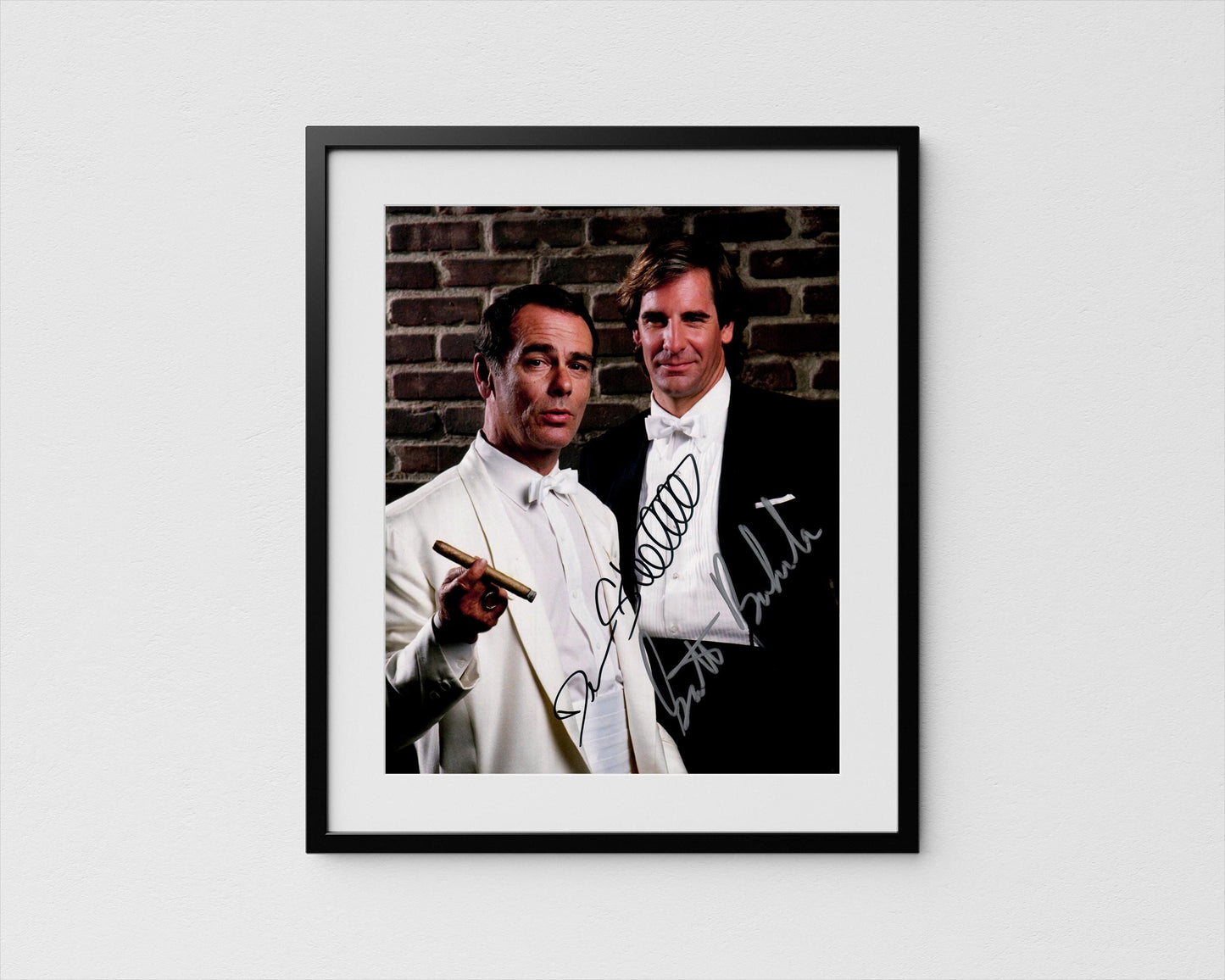 Scott Bakula Autograph Dean Stockwell Signed Poster Quantum Leap Cast Authentic Signature with COA