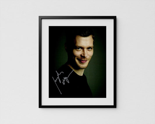 Joseph Morgan Autograph Vampire Diaries Signed Poster Klaus Mikealson Authentic Signature with COA