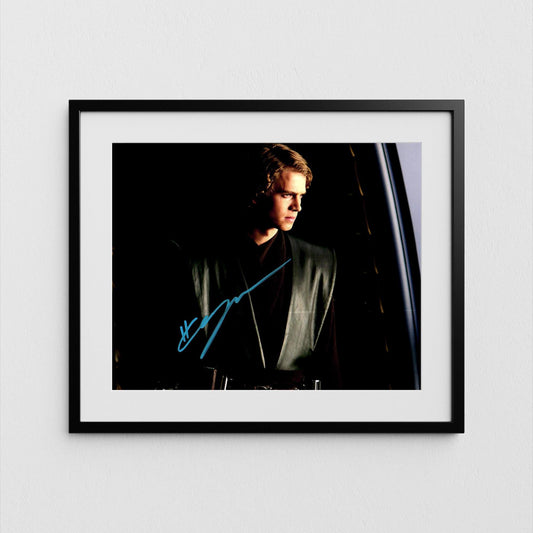 Hayden Christensen Autograph Star Wars Signed Darth Vader Poster Anakin Skywalker Authentic Signature with COA