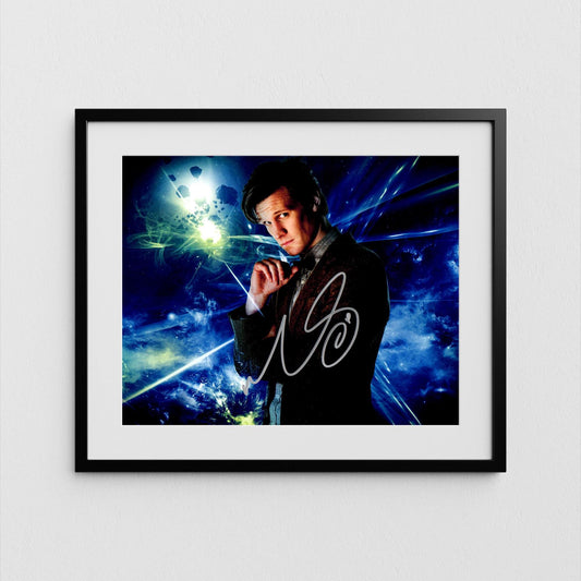 Matt Smith Autograph Doctor Who Signed Poster Authentic Signature with COA
