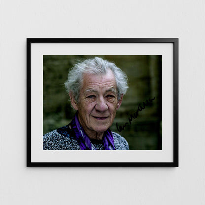 Ian McKellen Signed Lord of the Rings Autograph Gandalf Poster Authentic Signature with COA