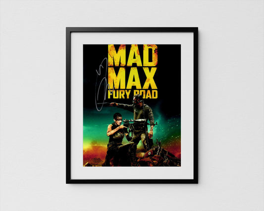 Tom Hardy Autograph Mad Max Signed Poster Authentic Signature with COA