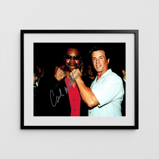 Carl Weathers Autograph Apollo Creed Signed Poster Authentic Signature with COA