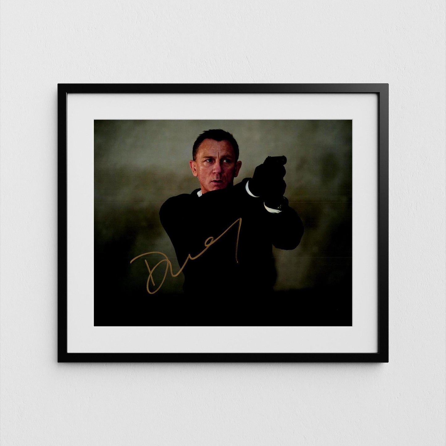 Daniel Craig Autograph James Bond Signed Poster Authentic Signature with COA