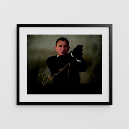 Daniel Craig Autograph James Bond Signed Poster Authentic Signature with COA