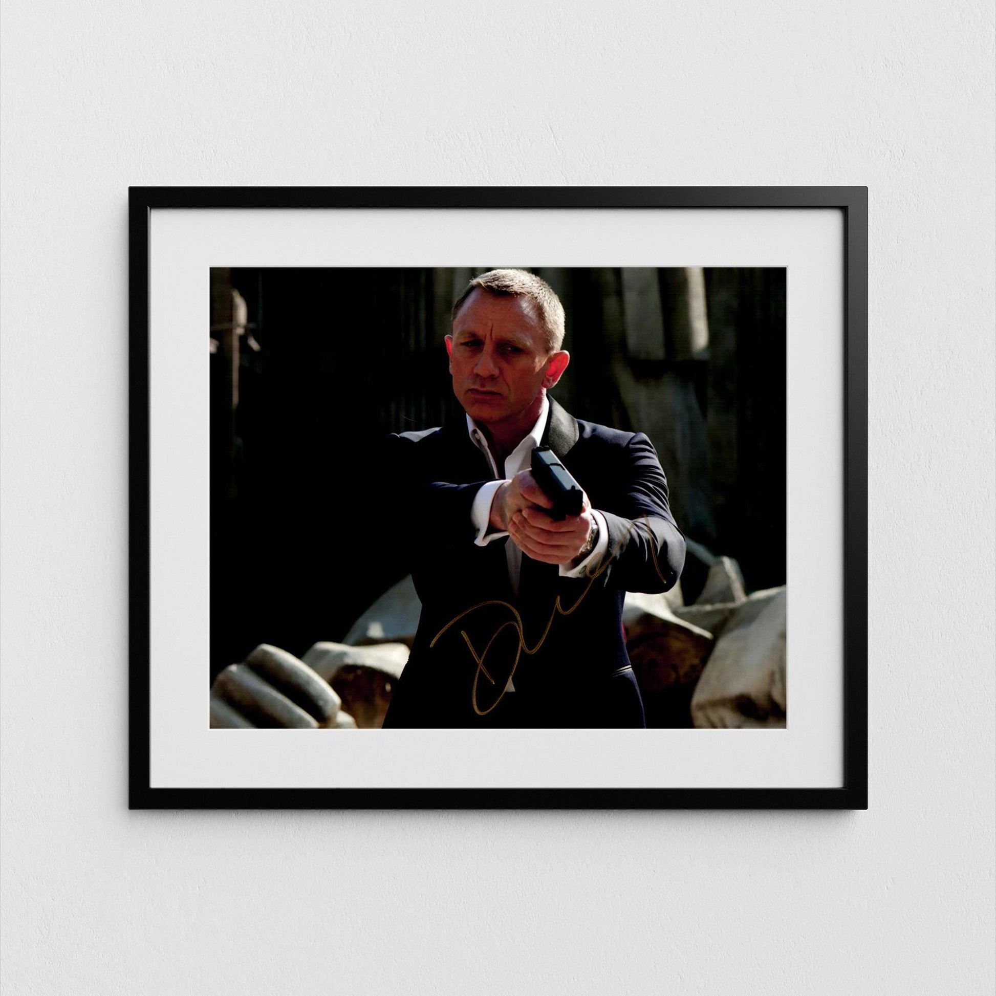 Daniel Craig Autograph James Bond Signed Poster Authentic Signature with COA