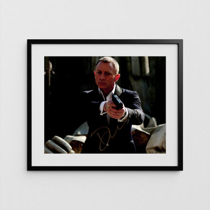 Daniel Craig Autograph James Bond Signed Poster Authentic Signature with COA