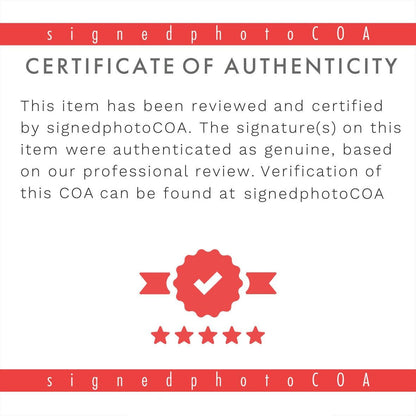 Jeri Ryan Autograph Star Trek Picard Signed Poster Seven of Nine Authentic Signature with COA
