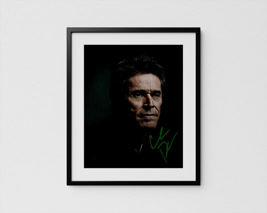 Willem Dafoe Autograph Spider-Man Signed Green Goblin Poster Authentic Signature with COA