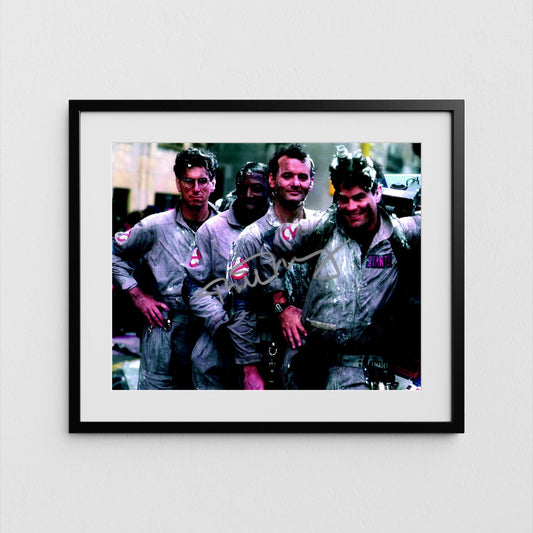 Bill Murray Autograph Ghostbuster Signed Peter Venkman Poster Authentic Signature with COA