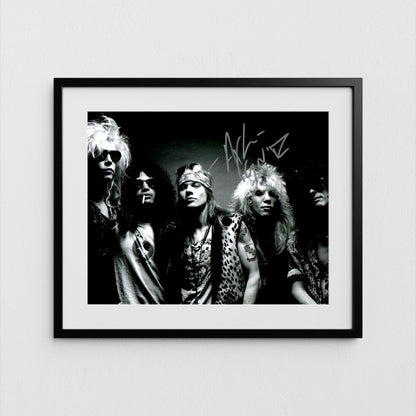 Axl Rose Autograph Guns&#39;n&#39;Roses Signed Poster Authentic Signature with COA
