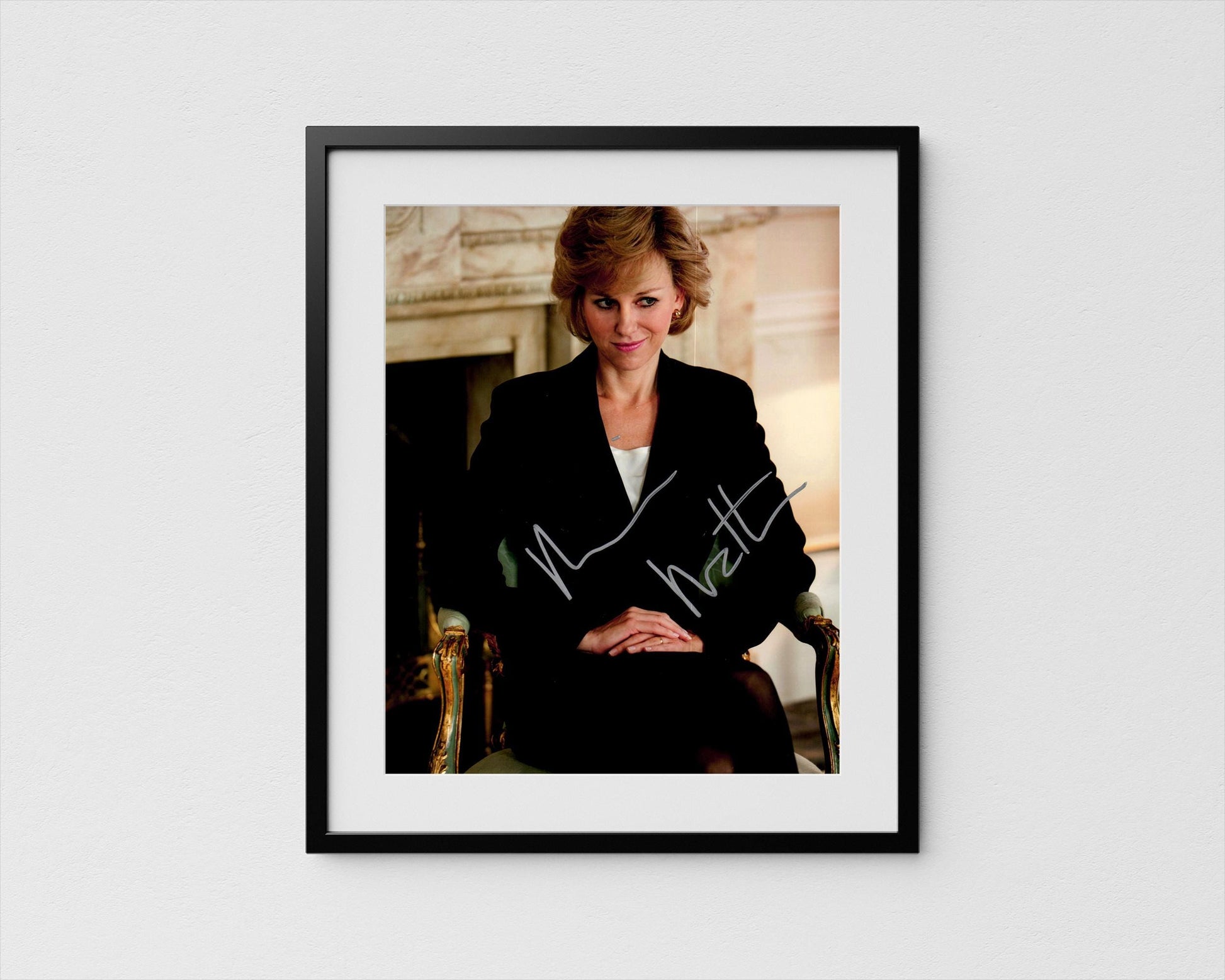 Naomi Watts Autograph The Crown Signed Poster Authentic Signature with COA